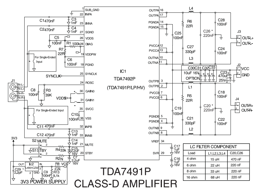 原理图 - STMicroelectronics STEVAL-CCA042V1演示板